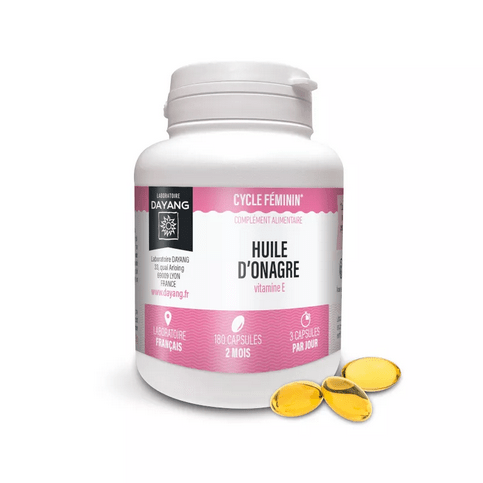 Evening primrose oil - woman comfort from puberty - 180 capsules - DAYANG - Maple Wellness Supplements