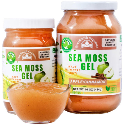 EverSmith Organics - Wildcrafted Irish Sea Moss Gel | Made in USA | Rich in Vitamins - Maple Wellness Supplements