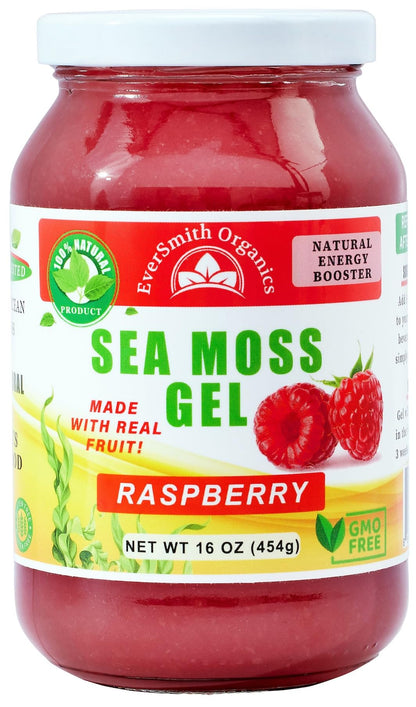 EverSmith Organics - Wildcrafted Irish Sea Moss Gel | Made in USA | Rich in Vitamins - Maple Wellness Supplements