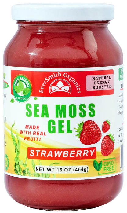 EverSmith Organics - Wildcrafted Irish Sea Moss Gel | Made in USA | Rich in Vitamins - Maple Wellness Supplements