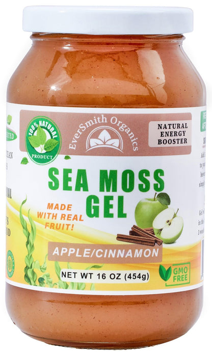 EverSmith Organics - Wildcrafted Irish Sea Moss Gel | Made in USA | Rich in Vitamins - Maple Wellness Supplements