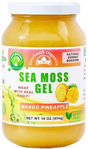 EverSmith Organics - Wildcrafted Irish Sea Moss Gel | Made in USA | Rich in Vitamins - Maple Wellness Supplements