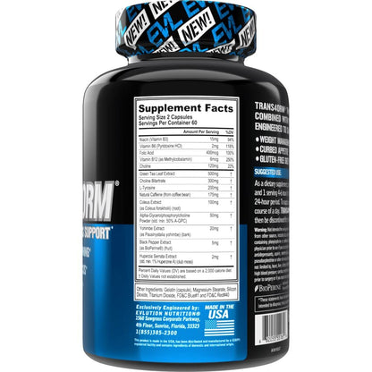EVL Thermogenic Fat Burner Support - Fast Acting Weight Loss Energy and Appetite - Maple Wellness Supplements