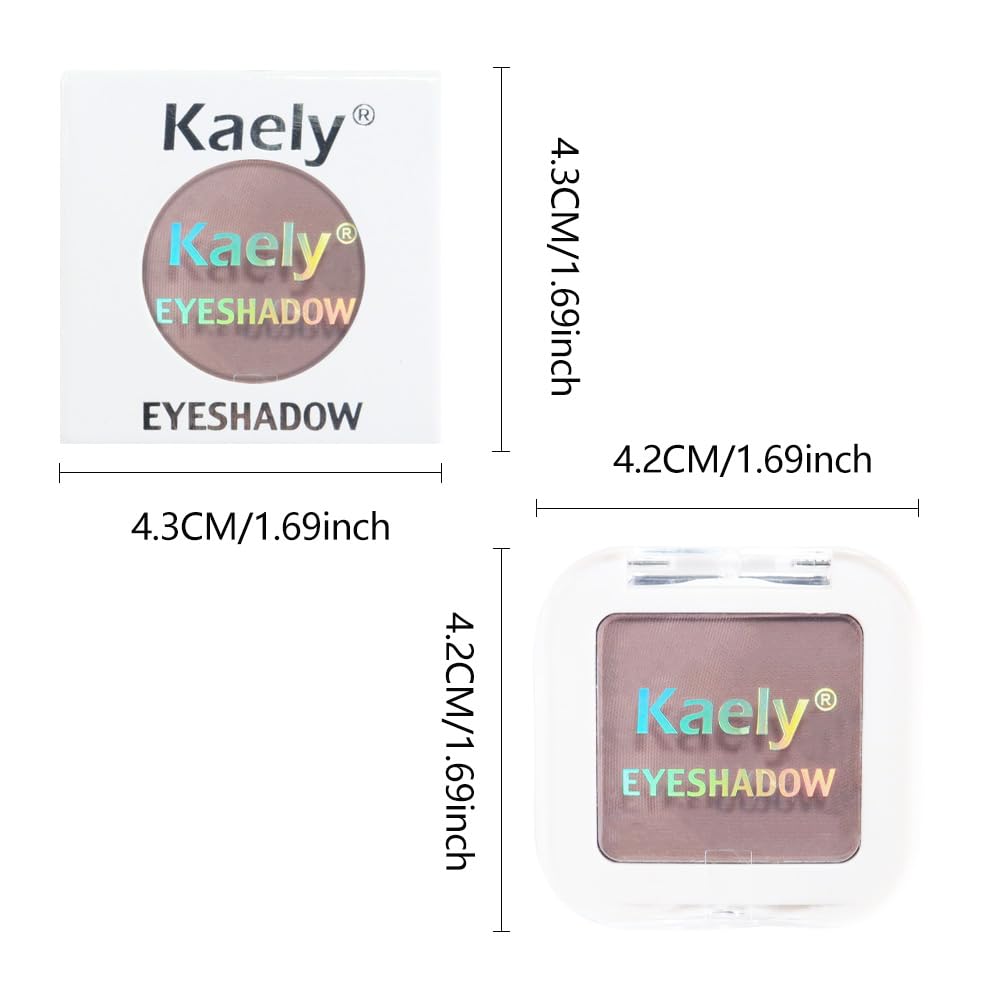 evpct Mauve Taupe Plum Matte Single Eye Shadow Palette Makeup for Older Women, Plum Lavender Purple Natural Cream Eyeshadow Palette for Green Eyes, High Pigment Mini Monochrome Eyeshadow - Maple Wellness Supplements
