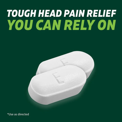 Excedrin Extra Strength Caplets for Headache Pain Relief, Acetaminophen 250mg, Aspirin 250mg, Caffeine 65mg, Pain Reliever, 24 count - Maple Wellness Supplements