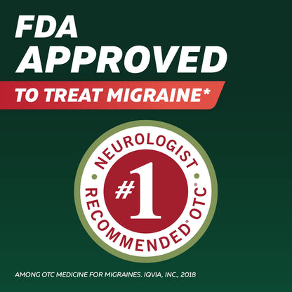 Excedrin Migraine Relief Caplets to Alleviate Migraine Symptoms - 200 Count - Maple Wellness Supplements
