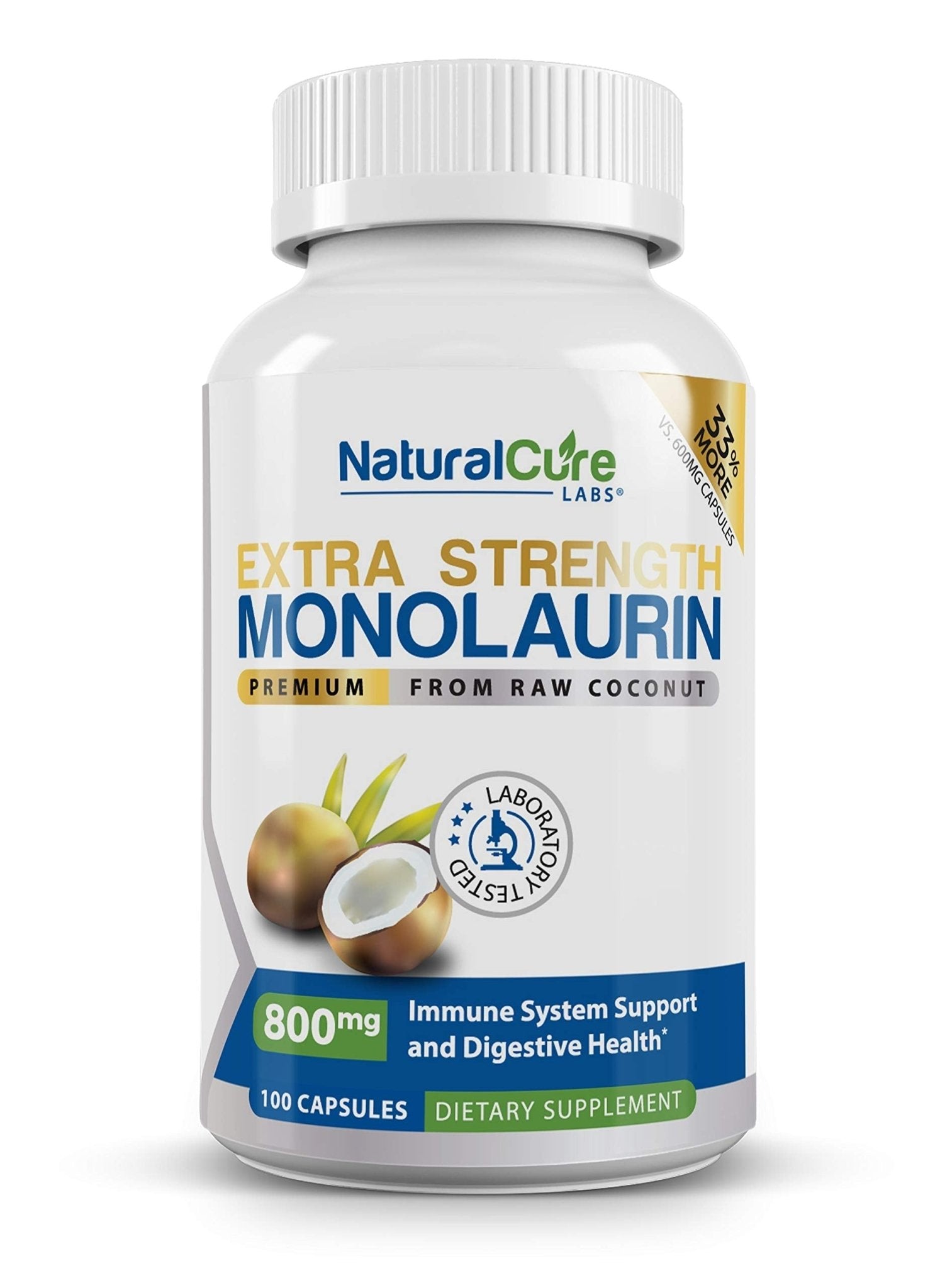 Extra Strength Stack: Monolaurin 800mg + Clean L-Lysine 600mg + Andrographis, Advanced Immune Support Routine Bundle - Maple Wellness Supplements