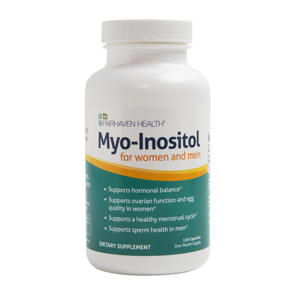 Fairhaven Health Myo-Inositol Supplement 2000mg | Male and Female Fertility Supplement - Maple Wellness Supplements