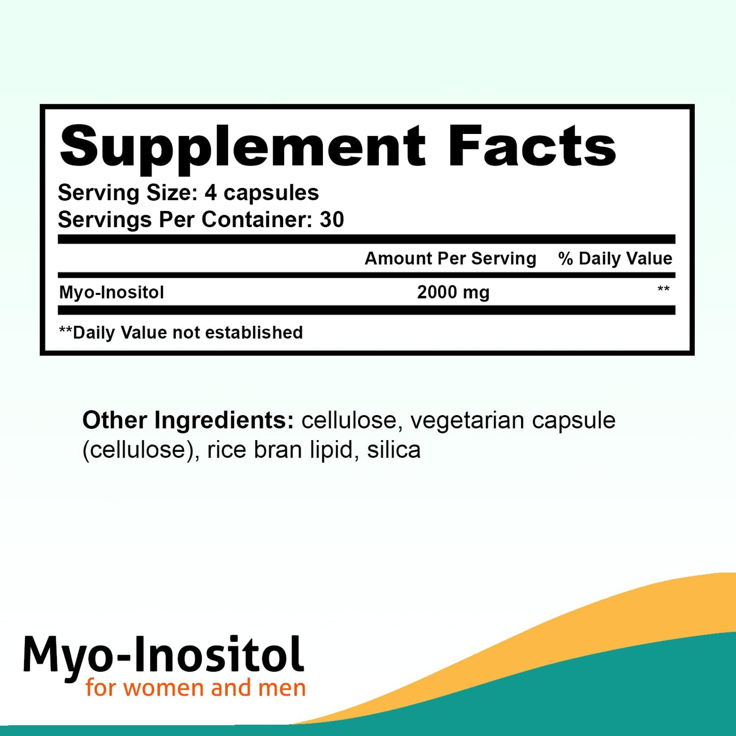 Fairhaven Health Myo-Inositol Supplement 2000mg | Male and Female Fertility Supplement - Maple Wellness Supplements