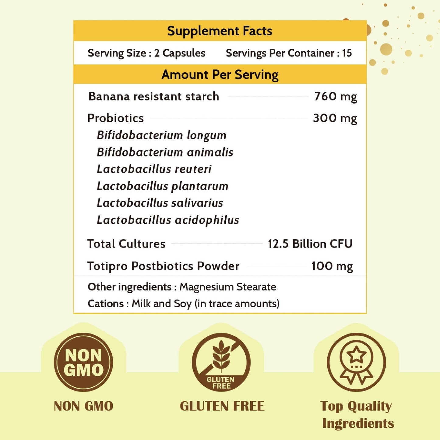 Fecula Biotech Synbiotic for Gut Health | 3-in-1 Daily Prebiotic, Probiotic, Postbiotic for Digestive Health, Bloat & Immune Support - Maple Wellness Supplements