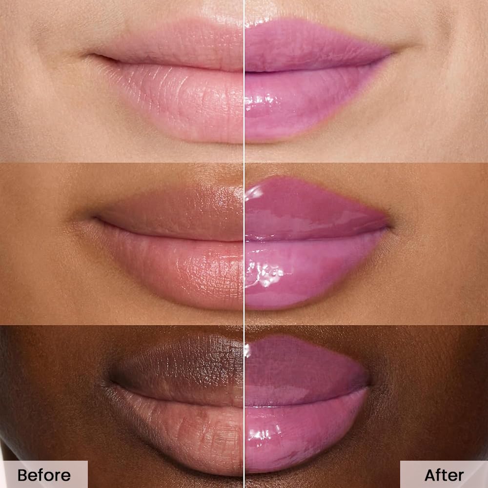 FeiCuiYun Lip Tinted Glowy Balm Hydrating Tinted Lip Serum Lip Gloss, Ultra-Hydrating Natural Vegan Lip Balm, Sheer-Tinted Shine & Hydration, Soothes & Softens Dry Lips Skincare (Light Pink) - Maple Wellness Supplements