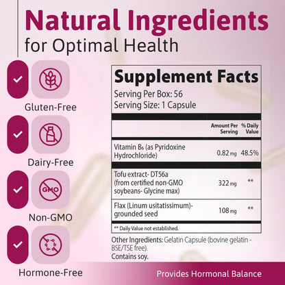 Femarelle® Recharge – Menopause Supplement for Women - Clinically Proven Menopause Relief - Hot Flashes, Night Sweats, Sleep & Libido Support Within 1st Month, Gluten-Free, GMO-Free & Hormone Free - Maple Wellness Supplements