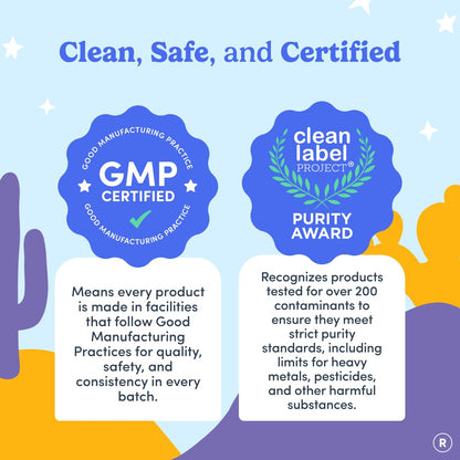 FIRST DAY Kids Magnesium Citrate Gummies (Ages 4+) with No Melatonin | Calm Kids Magnesium Gummies | Bedtime Supplement for Better Sleep with Suntheanine - Maple Wellness Supplements