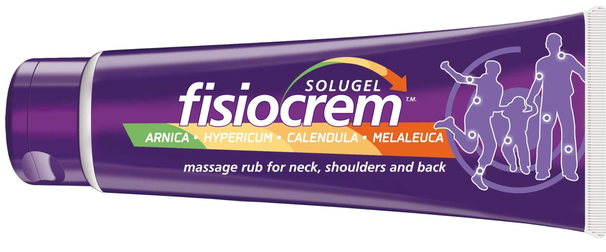 Fisiocrem Solugel Arnica Cream - Arnica Montana & Calendula Cream for Muscle Massage, Muscle Rub for Neck, Shoulders and Back - 250ml - Maple Wellness Supplements