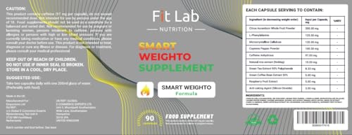FIT LAB -90 Capsules - for Women & Men - Weighto Management - 45 Days Supply - Maple Wellness Supplements