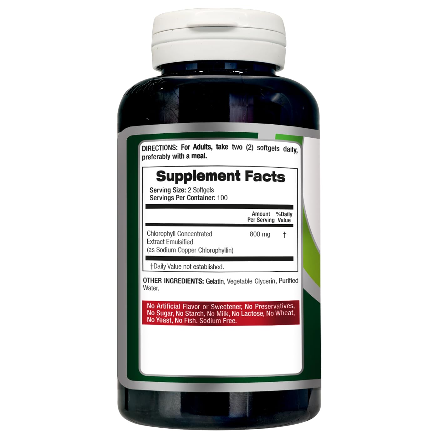 FITO MEDIC'S Lab Chlorophyll Supplement, 200 Softgels, Chlorophyll Capsules - Maple Wellness Supplements