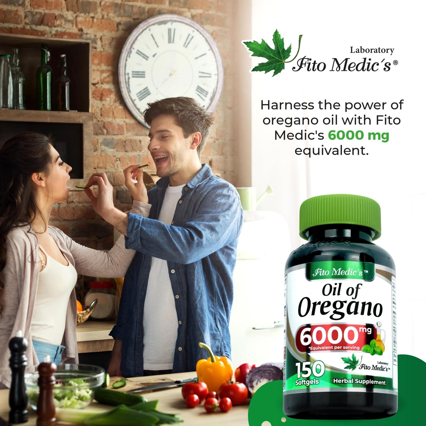 FITO MEDIC'S Lab | Oil of Oregano | 150 softgels | Oregano Oil | Herbal Supplement. - Maple Wellness Supplements