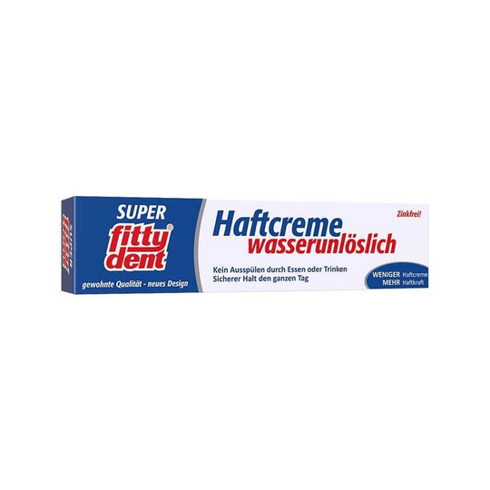 Fittydent SUPER adhesive cream for dentures water-insoluble, 40 g - Maple Wellness Supplements