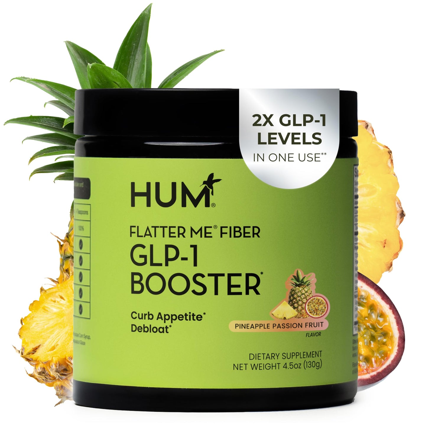Flatter Me Fiber Booster – Fiber Supplement for Women & Men, Prebiotics & Enzymes for Weight Support, Reduce Bloating - Maple Wellness Supplements