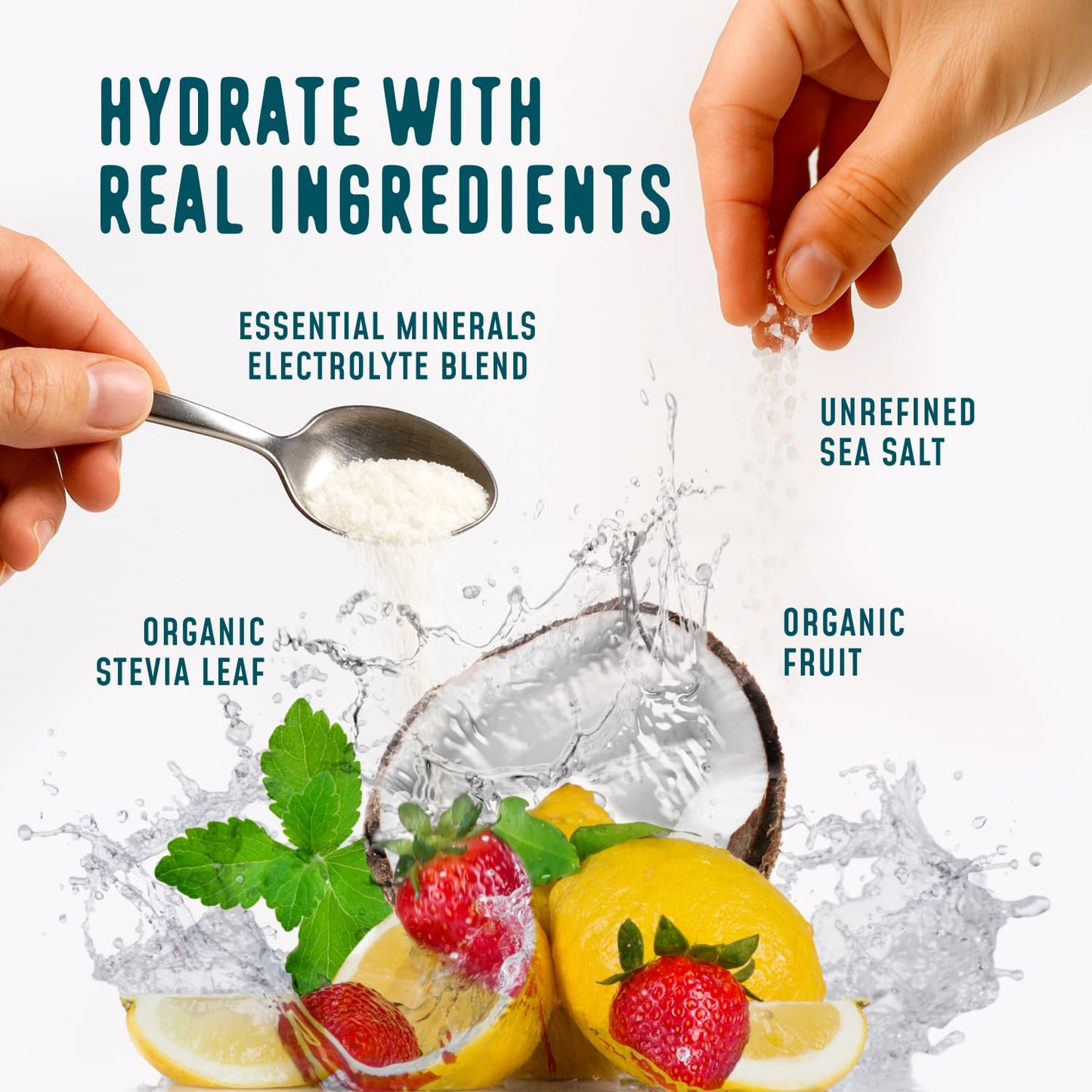 FlavCity Electrolytes Powder Packets - 28 Hydration Packets, Variety Pack - No Added Sugar - Hydration Powder with Real Fruit & Unrefined Sea Salt - Maple Wellness Supplements