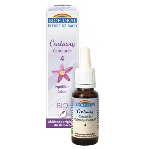 Fleur de Bach BIO Centaury (Centaurée) Flacon 20 ml BIOFLORAL - Maple Wellness Supplements