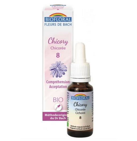 Fleur de Bach BIO Chicory (Chicorée) Flacon 20 ml BIOFLORAL - Maple Wellness Supplements