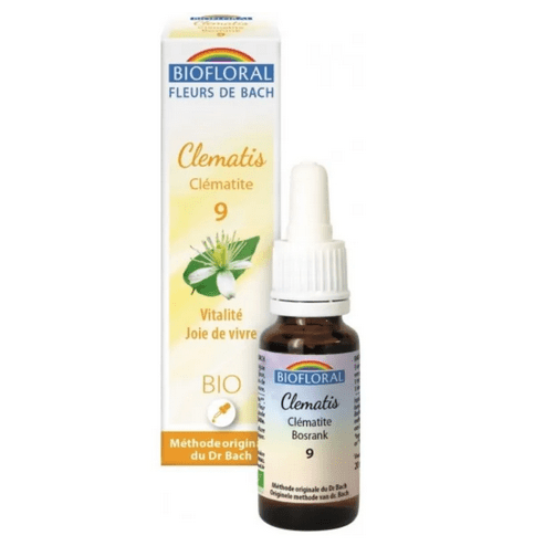 Fleur de Bach BIO Clematis (Clématite) Flacon 20 ml BIOFLORAL - Maple Wellness Supplements