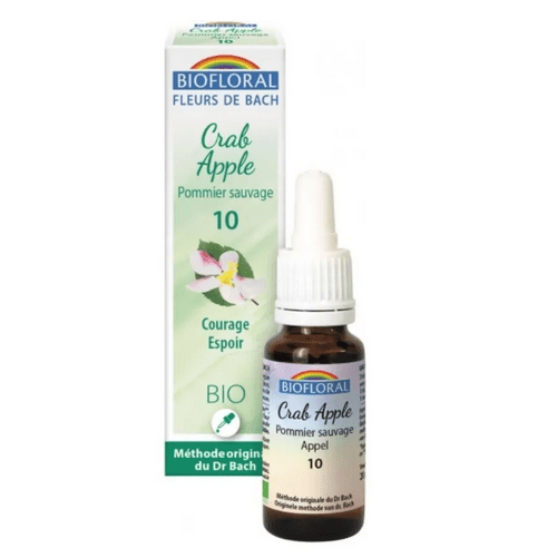 Fleur de Bach BIO Crab Apple (Pommier sauvage) Flacon 20 ml BIOFLORAL - Maple Wellness Supplements