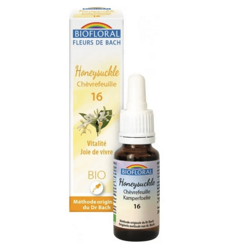 Fleur de Bach BIO Honeysuckle (Chèvrefeuille) Flacon 20 ml BIOFLORAL - Maple Wellness Supplements