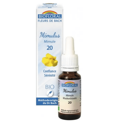 Fleur de Bach BIO Mimulus (Mimule) Flacon 20 ml BIOFLORAL - Maple Wellness Supplements