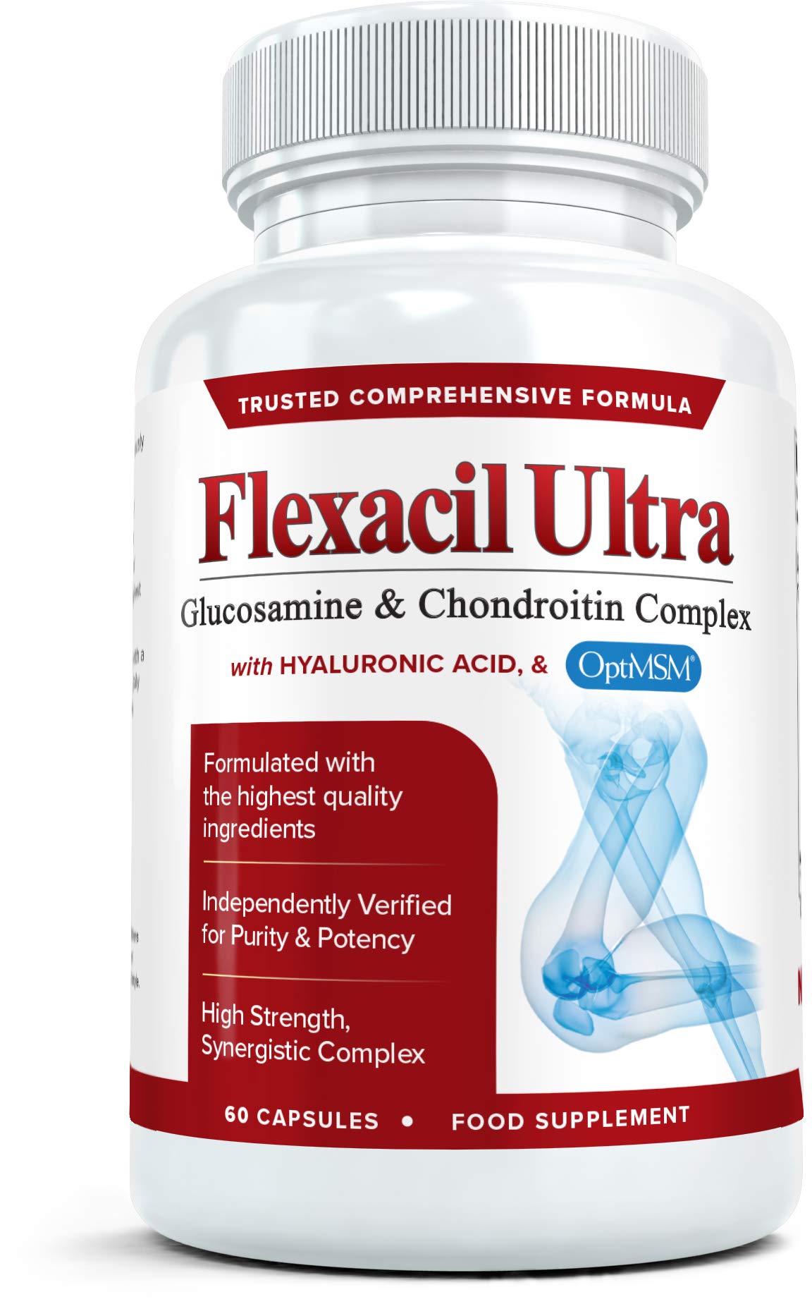 Flexacil Ultra Joint Health & Support Supplement with Glucosamine, Chondroitin - Maple Wellness Supplements