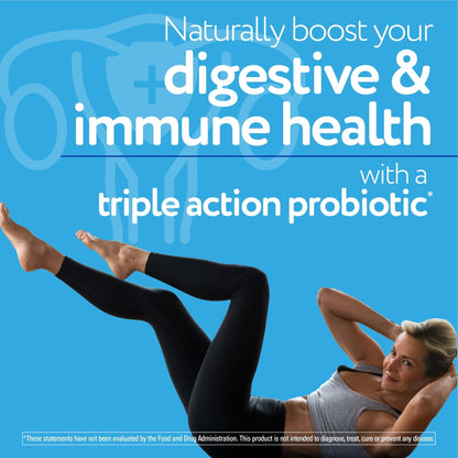 Florajen Women's Complete Triple-Action Prebiotic + Probiotic + Postbiotic for Digestive & Immune Support - Fast-Acting Relief from Constipation & Bloating - Maple Wellness Supplements