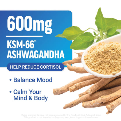 Force Factor Amazing Ashwa Complete Calm Support with KSM-66 Ashwagandha, Like Ashwangandha Gummies to Promote Calm & Relaxation with Magnesium & L-Theanine, - Maple Wellness Supplements