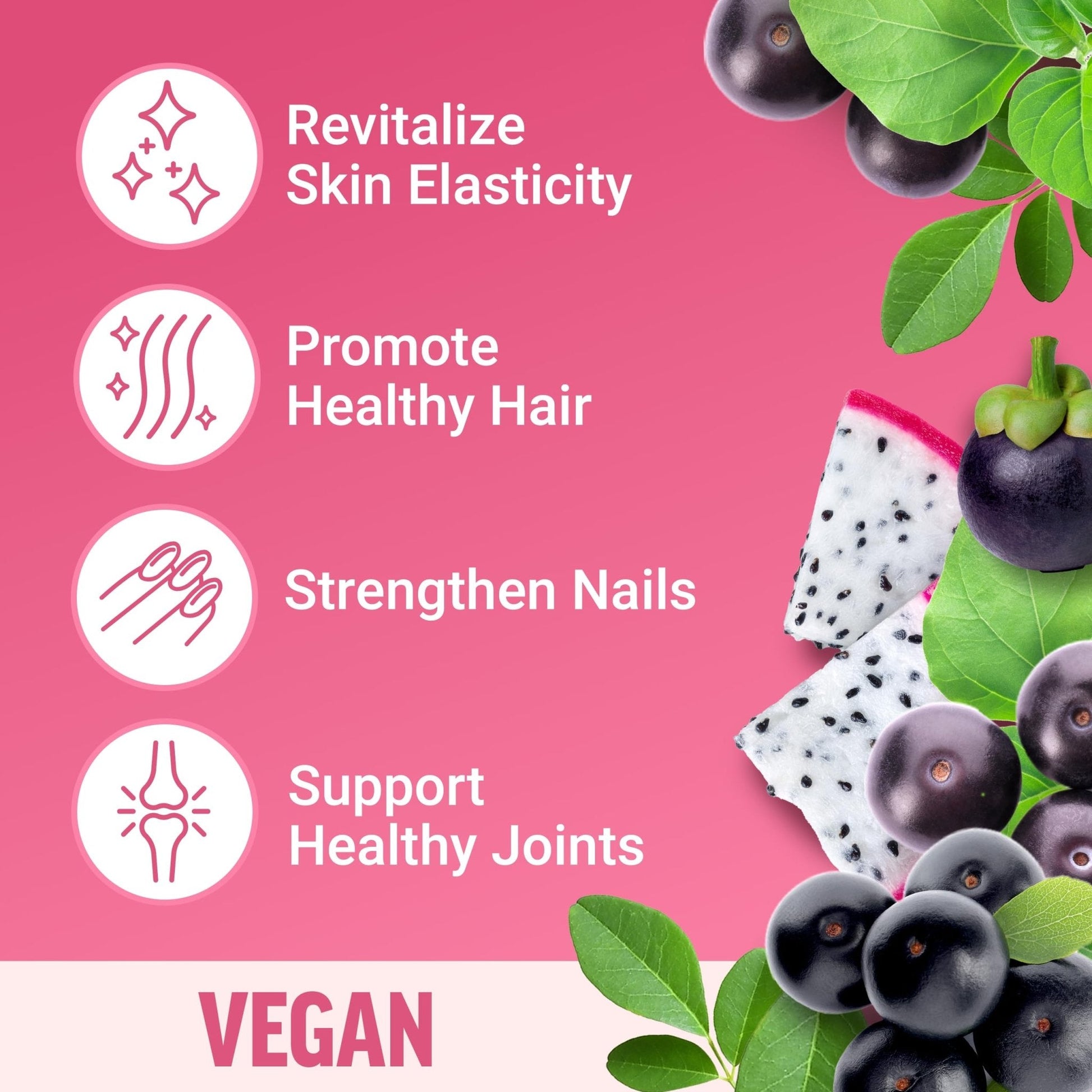 Force Factor Collagen Boosting Superfoods, Vegan Collagen Booster for Women, with Biotin, Hyaluronic Acid, and Vitamin C, for Hair, Skin, Nails, & Joint Support - Maple Wellness Supplements