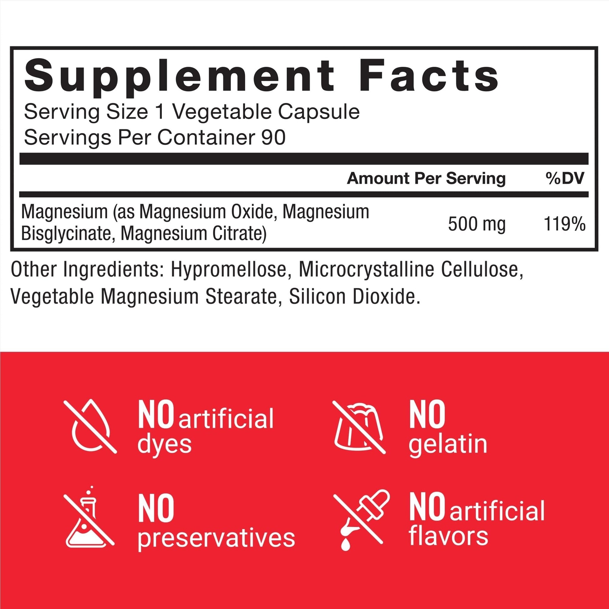 Force Factor Magnesium Complex Supplement to Support Muscles, Bones, Nerves, and Cardiovascular Health, Magnesium Glycinate, Magnesium Citrate, and Magnesium Oxide, Vegan, Non-GMO, 90 Capsules - Maple Wellness Supplements