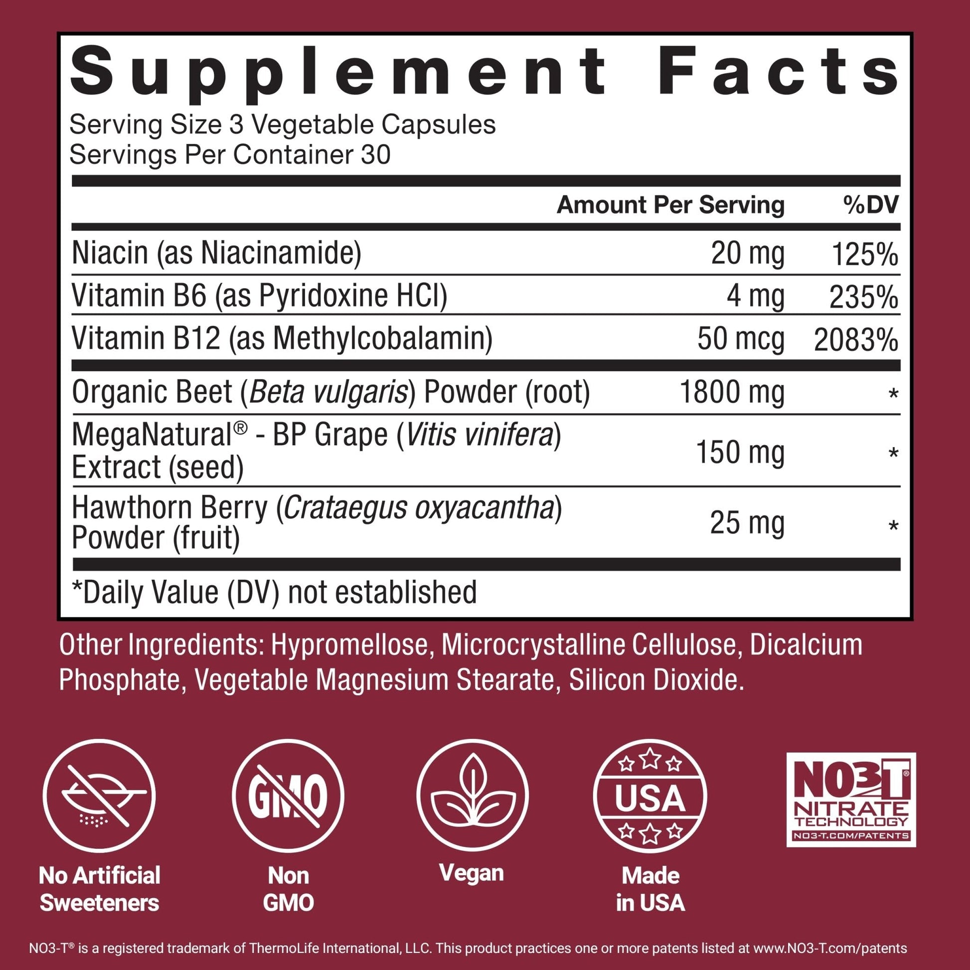 Force Factor Total Beets Blood Pressure Support Beet Root Capsules, 1800mg Organic Beet Root Powder Beet Supplement with Hawthorn Berry to Support Circulation - Maple Wellness Supplements
