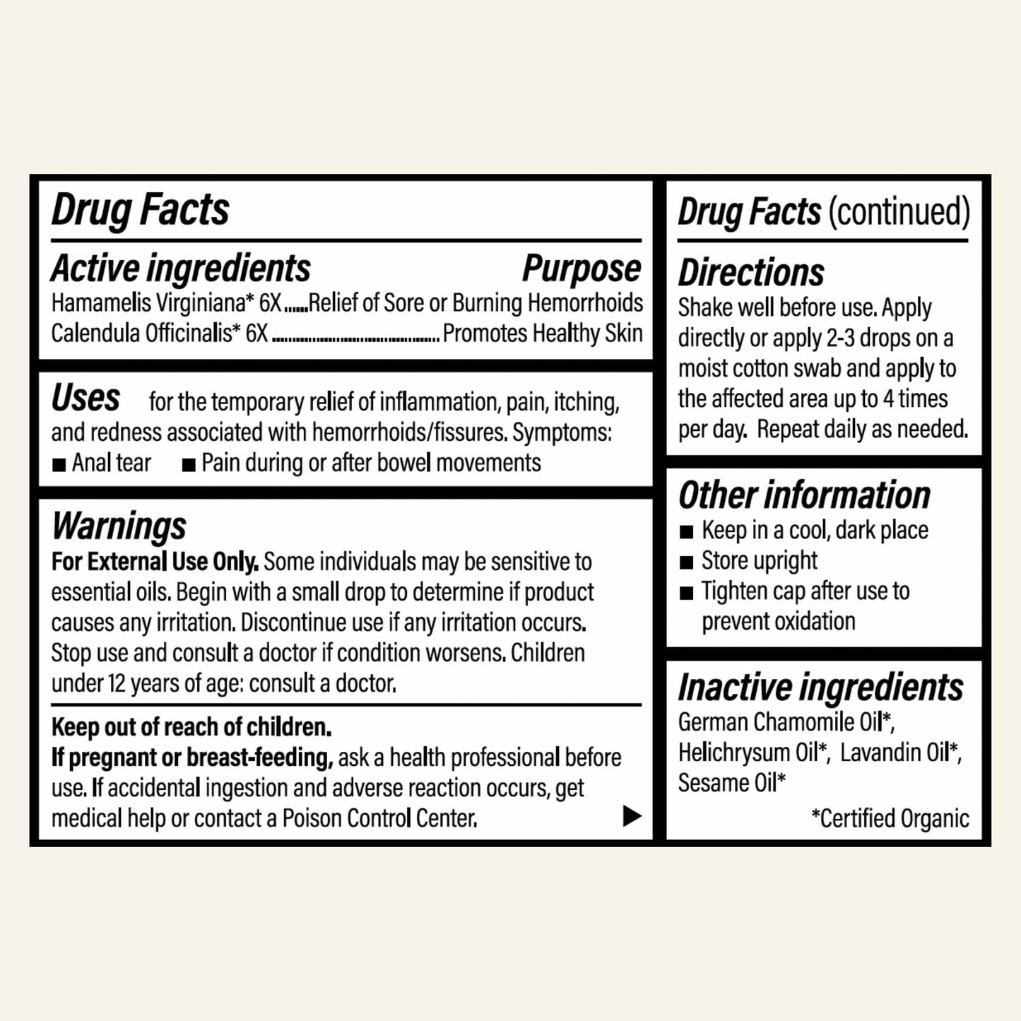 Forces of Nature Fissure Control, Organic Homeopathic Treatment with Witch Hazel for Anal Fissures, Hemorrhoid Related Irritation & Discomfort, Fast, Natural Topical Relief, 1 Fl Oz - Maple Wellness Supplements