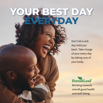 ForestLeaf Vitamin D3 50,000 IU | VIT D - Kosher VIT D3 Vitamin D Supplement for Women and Men | Bone Health, Teeth, Immune Support - Maple Wellness Supplements