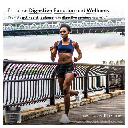 Formulation Factory Probiotics for Women & Men - Gut Intellect 10-in-1 Digestive Enzymes with Prebiotics and Postbiotics - Total Gut Health Supplement - Maple Wellness Supplements