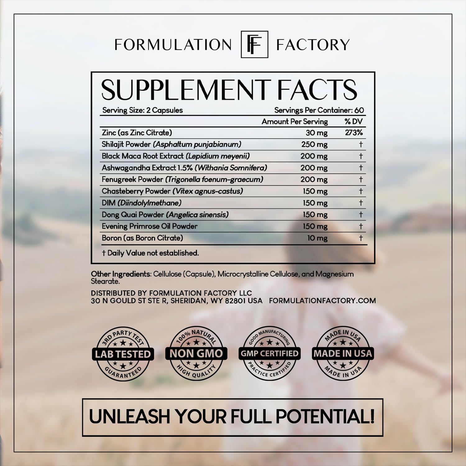 Formulation Factory She's Obsessed: 10-in-1 Hormone Balance Maximizer with Shilajit, Maca, Ashwagandha, DIM, Dong Quai, Zinc & More for Vitality & Balance – 120 Capsules 2 Months - Maple Wellness Supplements