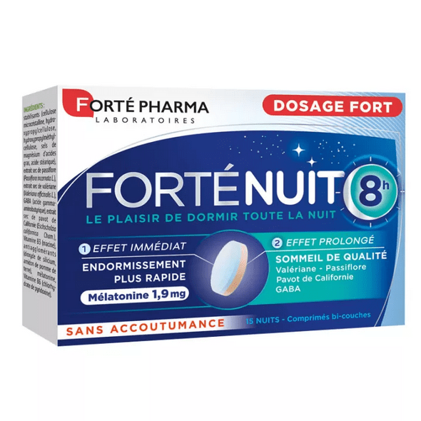Forté Pharma Forténuit 8H 15 tablets - Maple Wellness Supplements