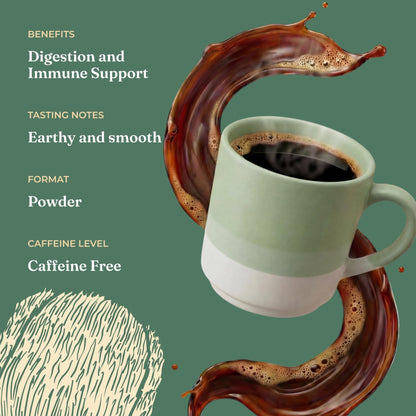 Four Sigmatic Gut Health Mushroom Blend | Organic Mushroom Powder Complex with Turkey Tail, Lion’s Mane, Cordyceps, Chaga, Probiotics and More - Maple Wellness Supplements