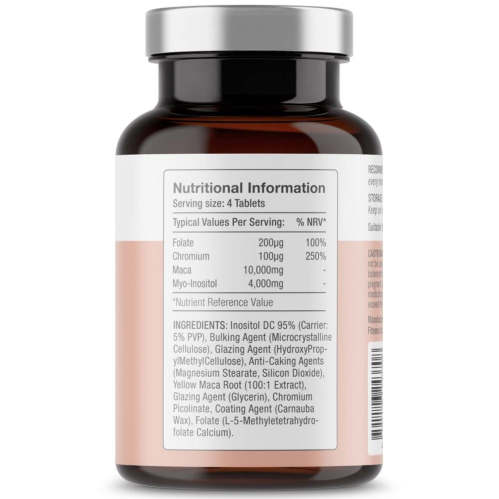 Free Soul Myo-Inositol Ultra Supplement with 4,000mg Myo-Inositol, 200ug Folate, 100ug - Maple Wellness Supplements
