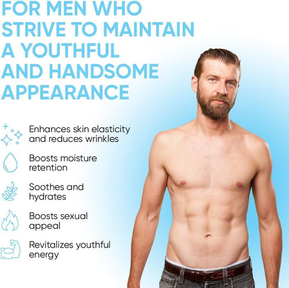 FRIEND OF DOROTHY, Handsome, Marine Collagen Tablets Enhanced with Aloe Vera, Hydrolyzed Collagen Supplements for Men, 60 Capsules per Pouch - Maple Wellness Supplements