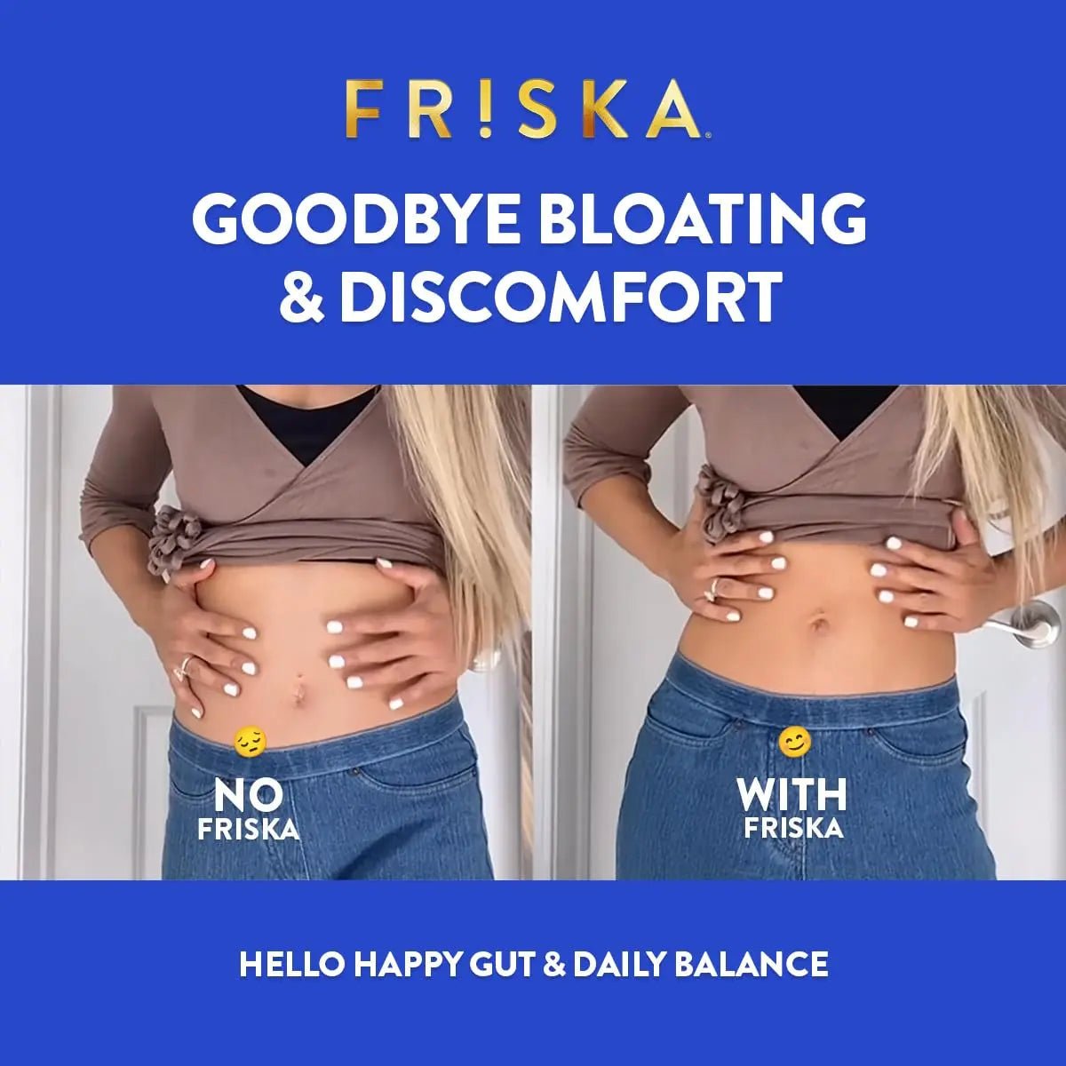 FRISKA Women’s Daily Digestive Enzyme and Probiotics Supplement, Advanced Natural Support for Female Digestive Health, Fights Bloating, Eases Digestion, Supports Nutrient Absorption, 30 Capsules - Maple Wellness Supplements