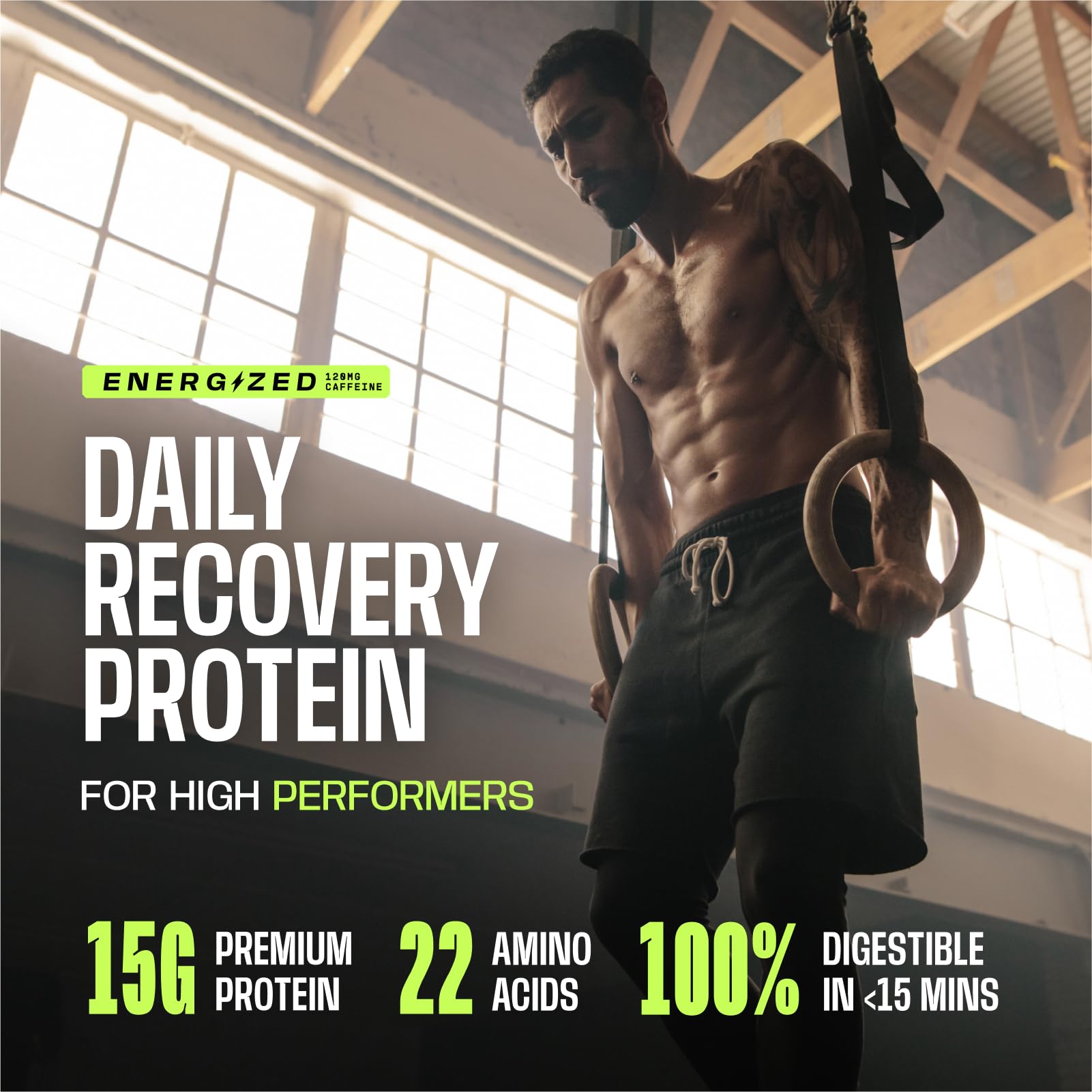 Frog Fuel Power Energized Complete Protein Shot, 15g, Nano Hydrolyzed & Grass Fed, 80mg Caffeine, Gluten Free, Fat & Sugar Free, 22 Amino Acids, - Maple Wellness Supplements