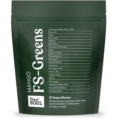 FS-Greens | 21 Advanced Greens, Superfoods, and Adaptogens Including KSM-66 - Maple Wellness Supplements