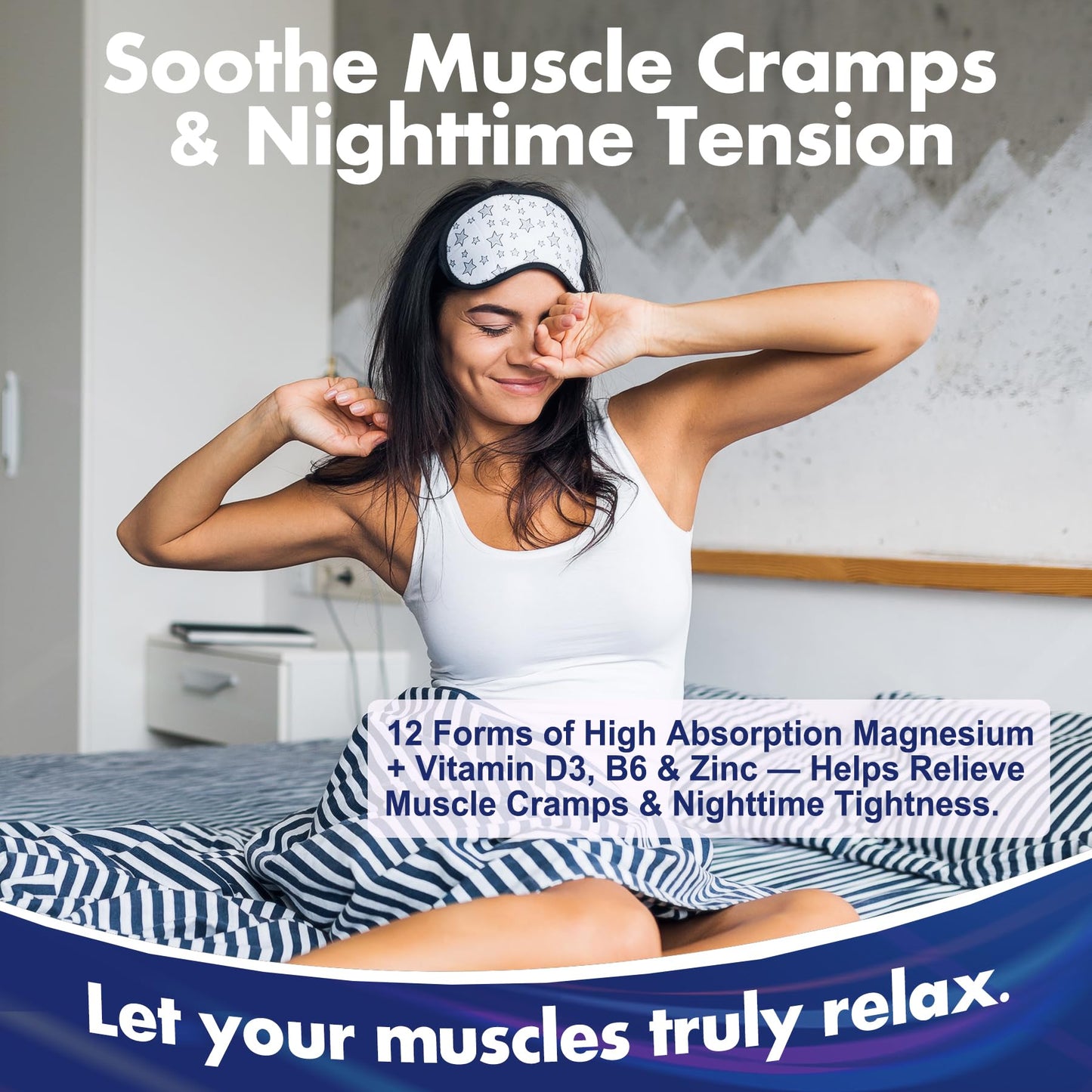 Full Spectrum Magnesium Glycinate Complex 21 in 1 Gummies for Deep Calm Sleep, 12 Forms Magnesium Citrate Malate Taurate Orotate for Women Men + Probiotics w/Ashwagandha, L-Theanine, GABA, 120Cts - Maple Wellness Supplements