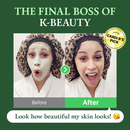 FULLY Green Tomato Facial Cleanser, Cardi B’s Clay Mask Cleanser for Deep Pore Cleanse - Maple Wellness Supplements