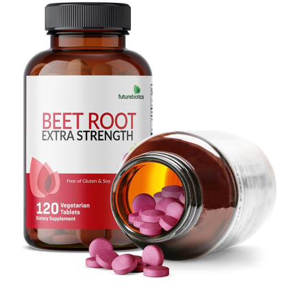 Futurebiotics Beet Root Extra Strength, Non-GMO, 120 Vegetarian Tablets - Maple Wellness Supplements